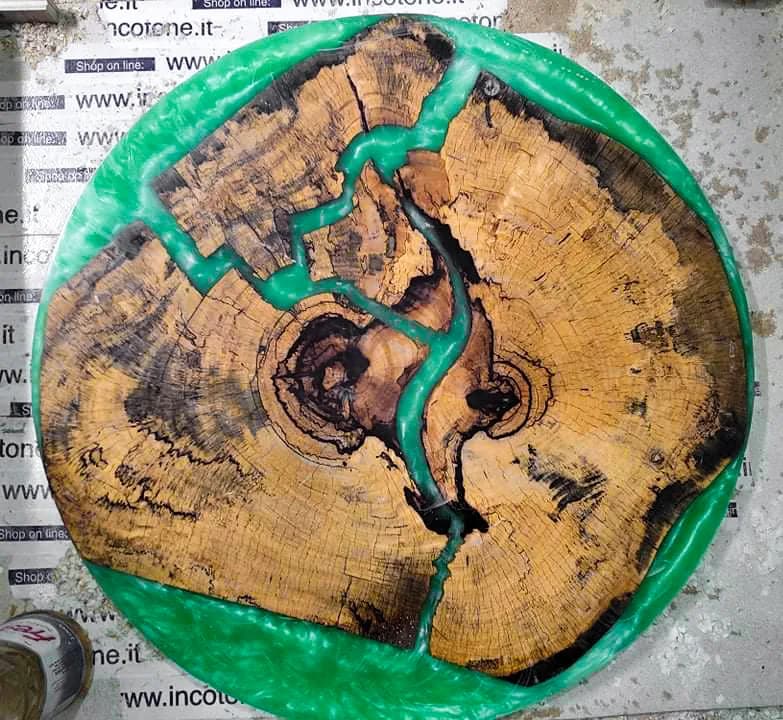 Epoxy Deep pour Table top