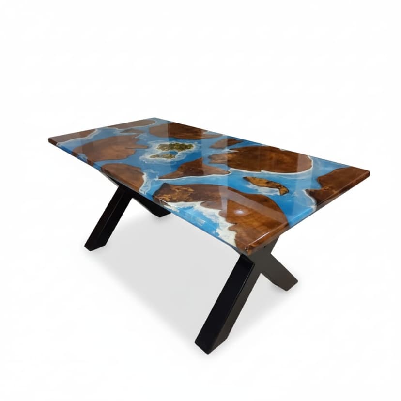 Eproxy Ocean Theme Deep Pour Table
