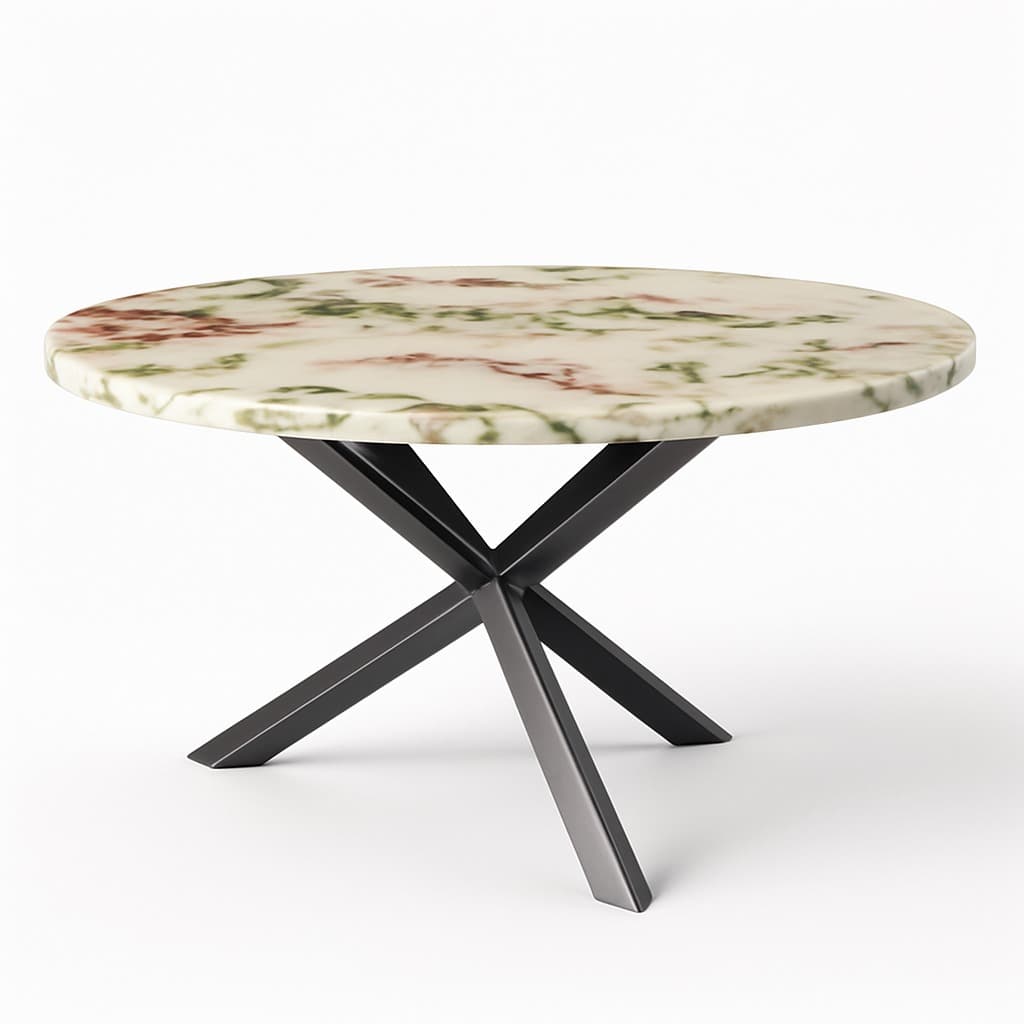 Epoxy Texture Art Table (4 seats)